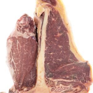 T-bone de vacuno curado