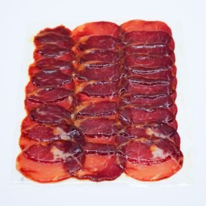 Lomo Ibérico Loncheado – Bandeja rectangular