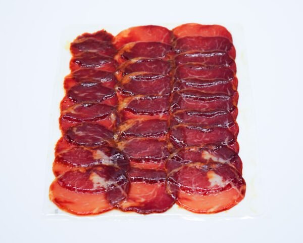 Lomo Ibérico Loncheado – Bandeja rectangular