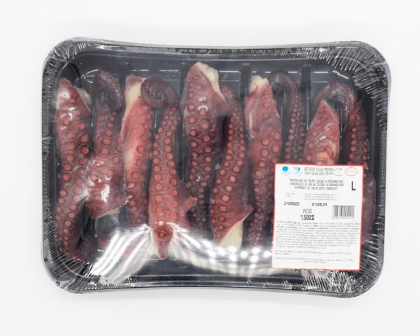 Tentáculos de pulpo cocido ultracongelado