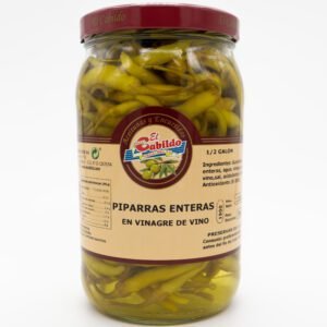 Piparras enteras en vinagre de vino – El Cabildo