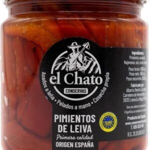 Pimientos de Leiva asados en leña (El Chato)