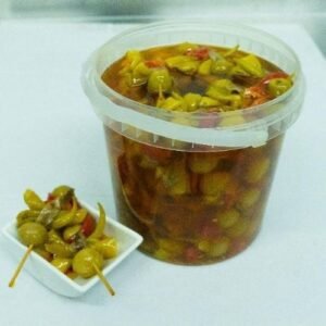 Gilda de anchoa picante elaborada de manera artesanal